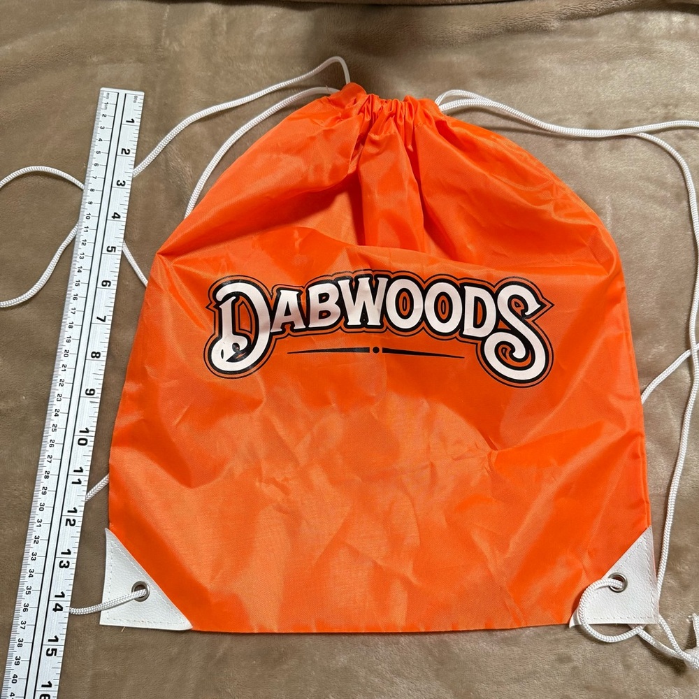 Orange Dabwoods Drawstring Bag, Casual Backpack, Cannabis, Stoner - Picture 2 of 13